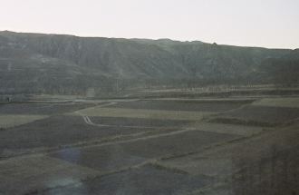 Agricultural fields new Lanzhou.